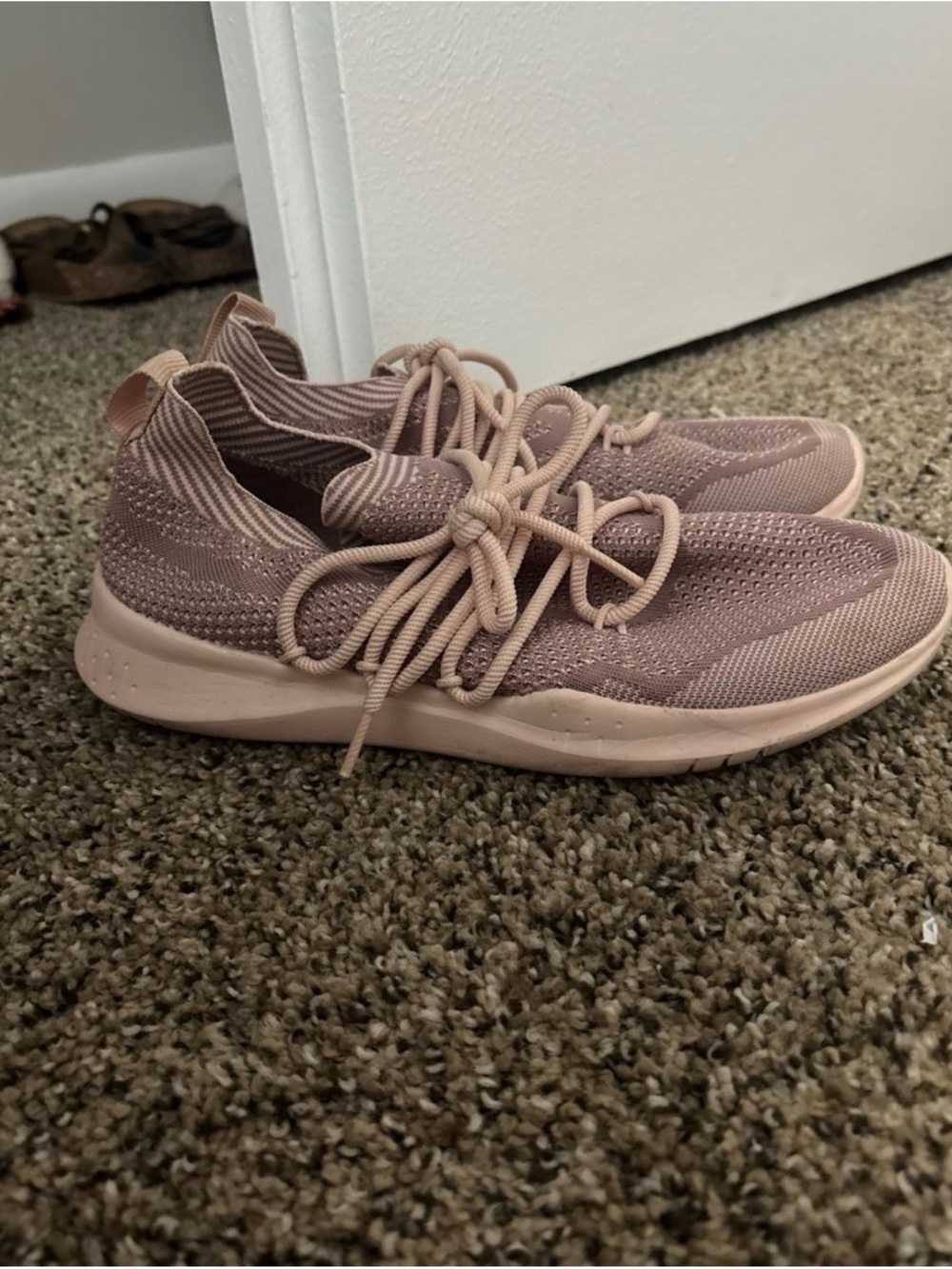 Fabletics Women's Knit Slip-On Sneakers - Dusty Rose US 7/12